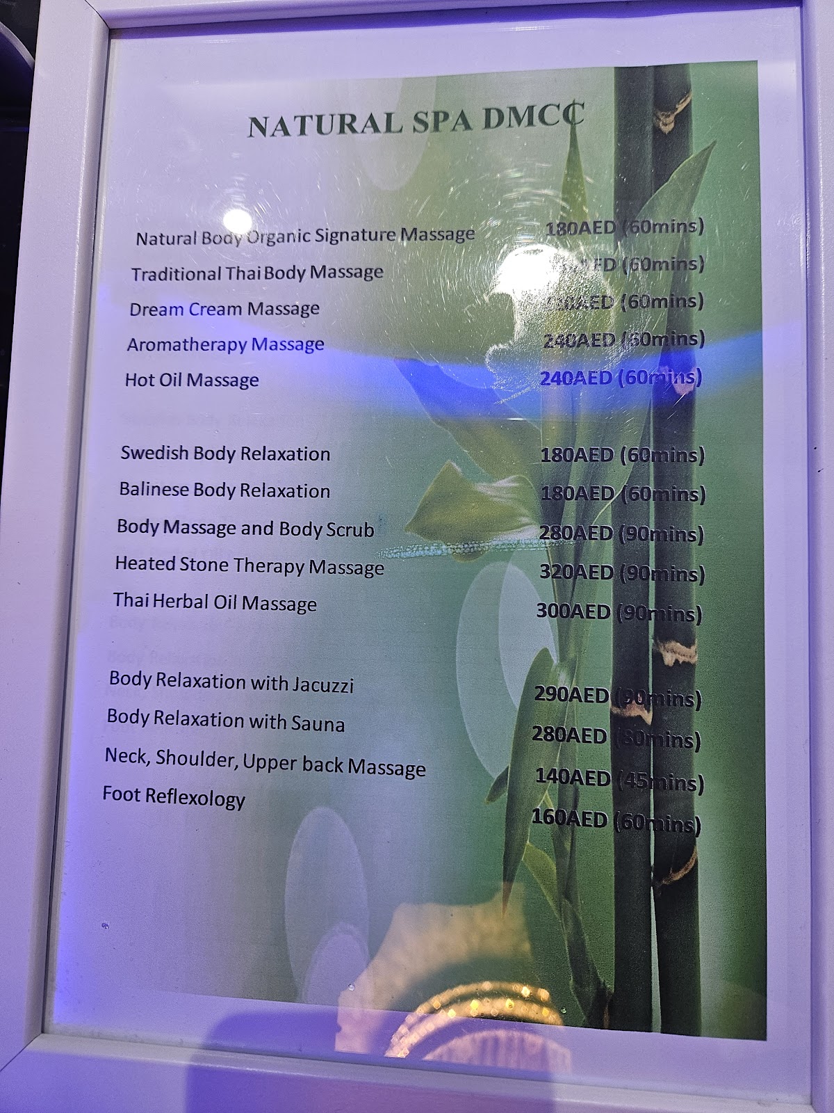 Natural Spa DMCC