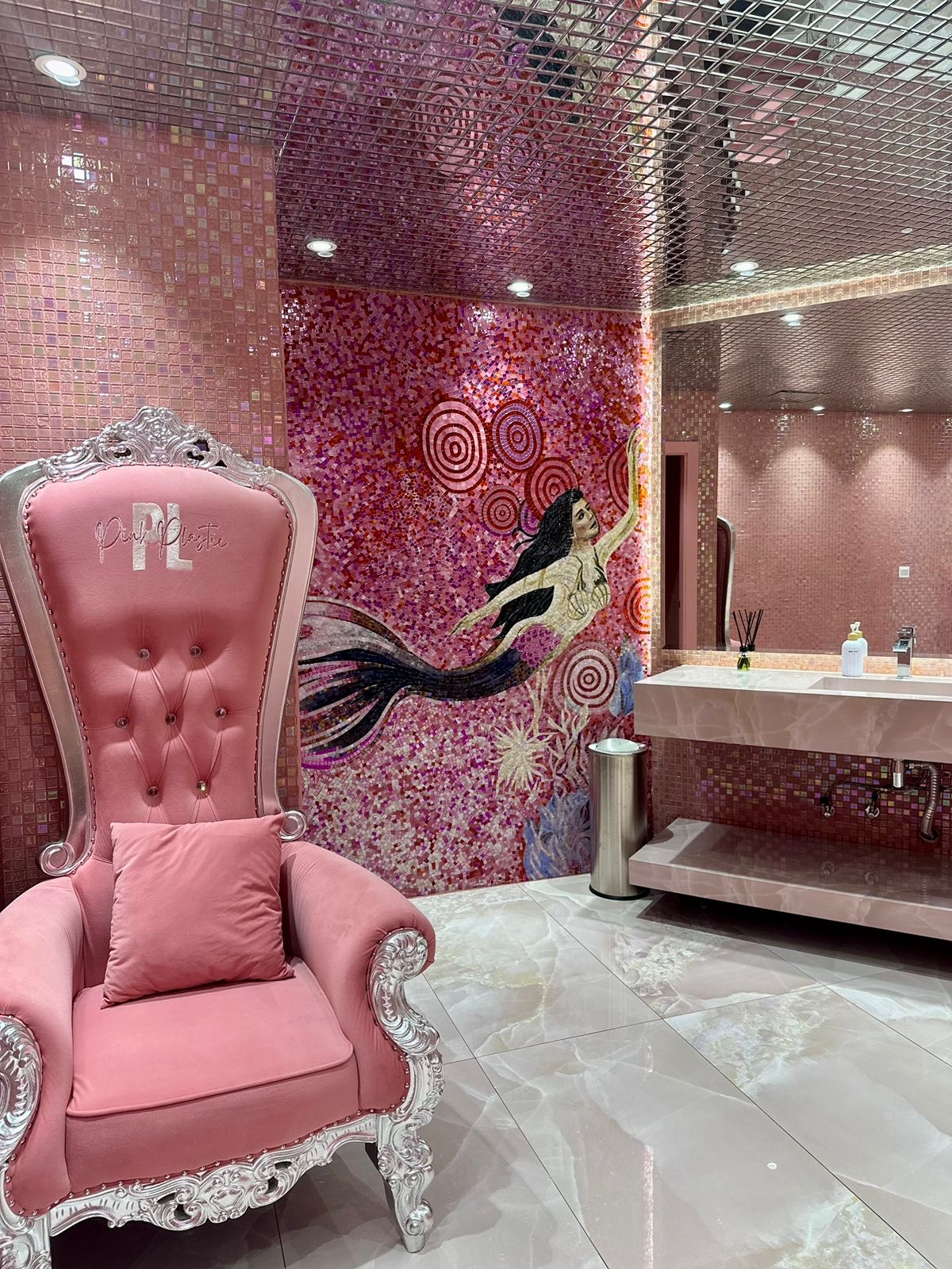 Pink Plastic Women Salon - Dubai Marina