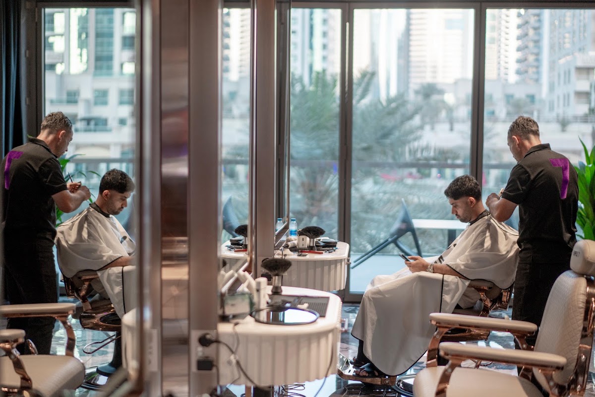 Purple 7 Barber Shop | Best Gents Salon in Dubai Marina